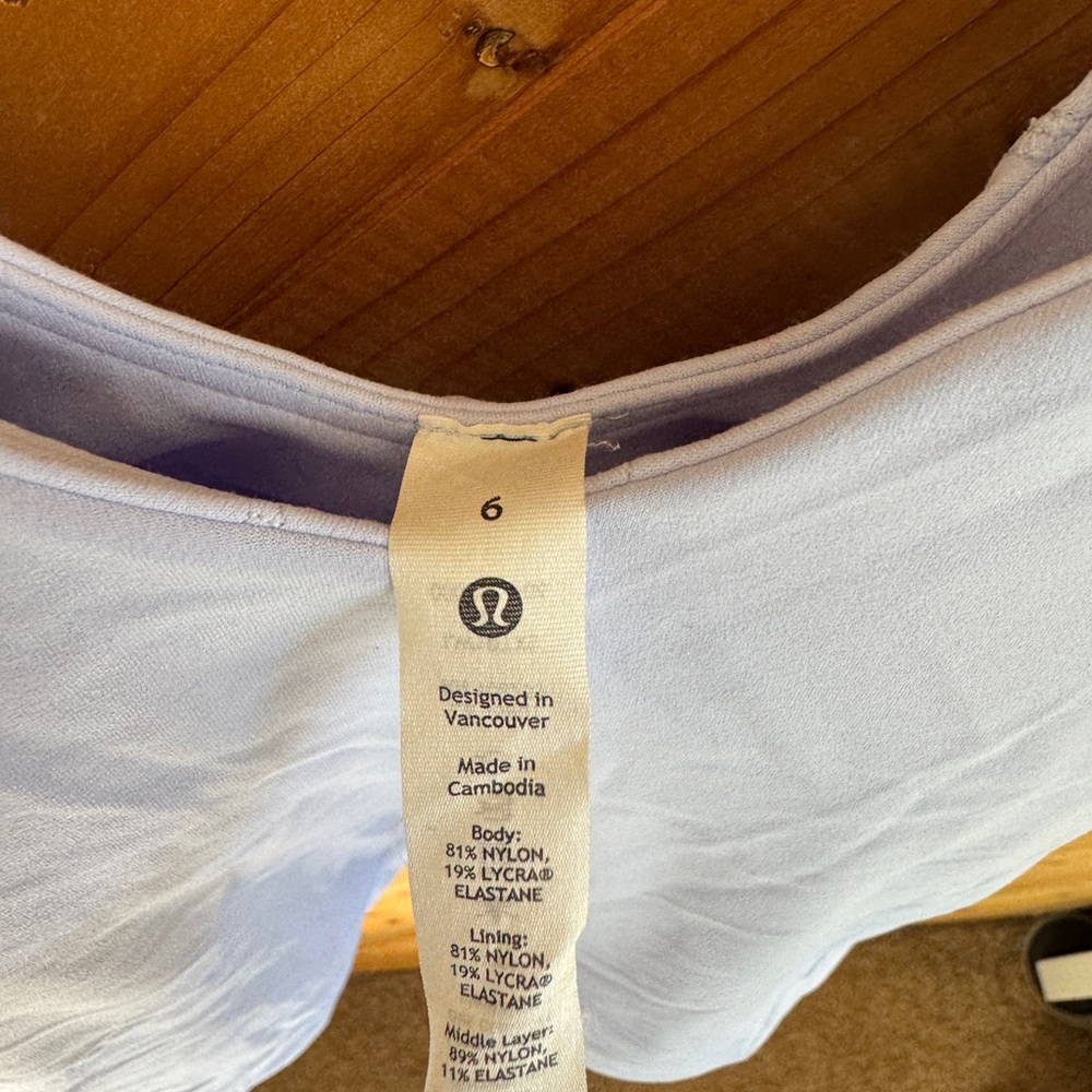 lululemon athletica Light Purple Camisole